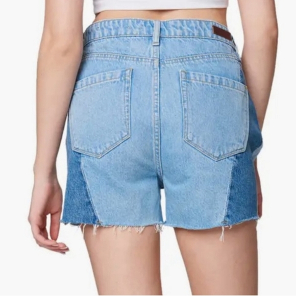 NWT BlankNyc Patchwork Cutoff Shorts - Picture 3 of 7